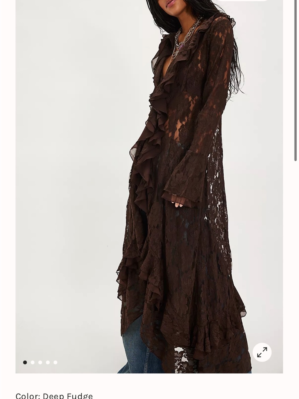 NWT Heirloom Maxi Top duster